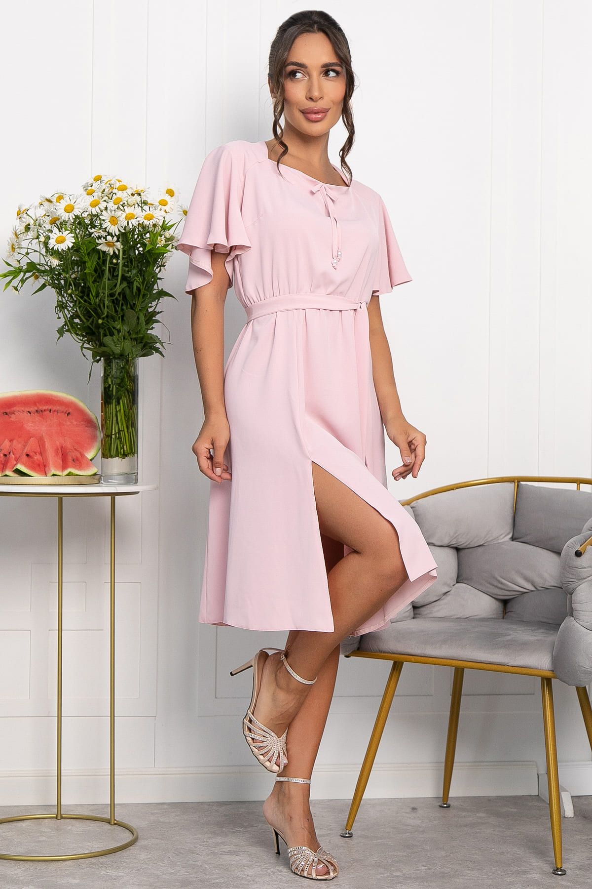 Платье Трепет любви (светло-розовое) П13916-39М