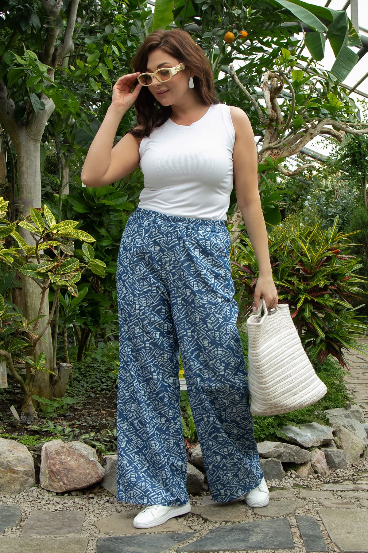 Брюки Летняя пора НЬЮ (синие) Б13478-16М