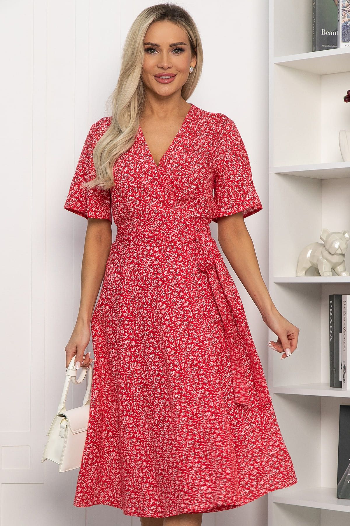 Платье Мода люкс (красное) П13797-35М