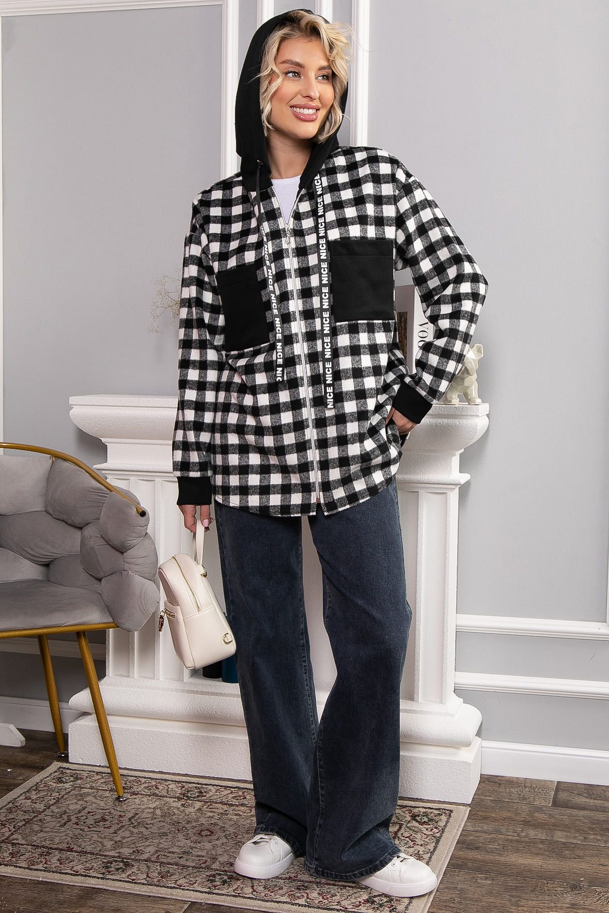 Рубашка Больше чем стиль (серая) Б14660-50М