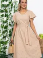 Платье Мелодия любви (бежевое) П13633-4М