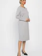 Платье трикотажное Лаурель (светло-серое) П14248-25М