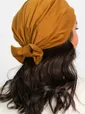Чалма с бантом (горчичная) ЧБ3-23М