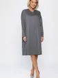 Платье Хюгге (темно-серое) П14121-25М