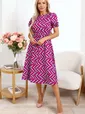 Платье Оливия (голубой/фуксия) П15934-45М