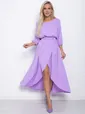 Платье Танго вдвоем (лиловое) П15166-1М