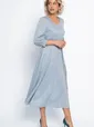 Платье трикотажное Ирина НЬЮ (голубой меланж) П15027-9М