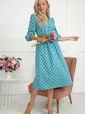 Платье Розетта (бирюзовое) П14114-45М