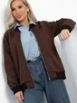 Бомбер Эшли (шоколад) Б12777-41М