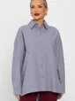 Рубашка Свободное падение (серая) Б14193-5М