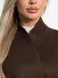 Пальто Мелания (горький шоколад) Б15185-5М