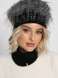 Комплект шапка и снуд (черная) ШС35-23М