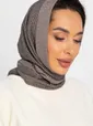 Косынка с отворотом (коричневое зернышко) КО17-23М