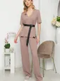 Костюм брючный "Дина" (капучино) К5352