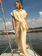 Костюм Стильный дуэт (нежно-желтый) К16082-5М