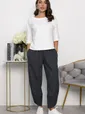 Брюки бохо (серые) Б12847-10М