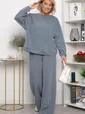 Костюм трикотажный Августа ХИТ (светло-серый) К14347-5М