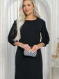 Платье Лорина (черное) П11607