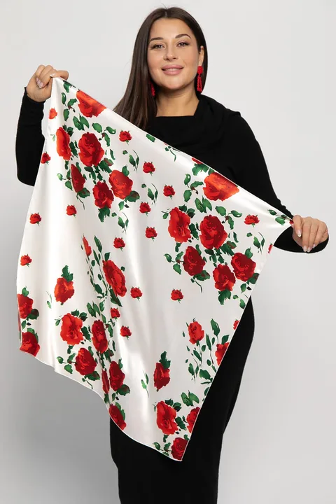 Косынка с завязками (цветы) КЗВ10-53М