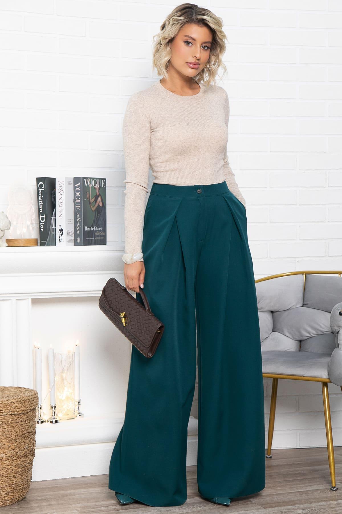 Брюки Безусловный приоритет (изумруд) Б15037-5М