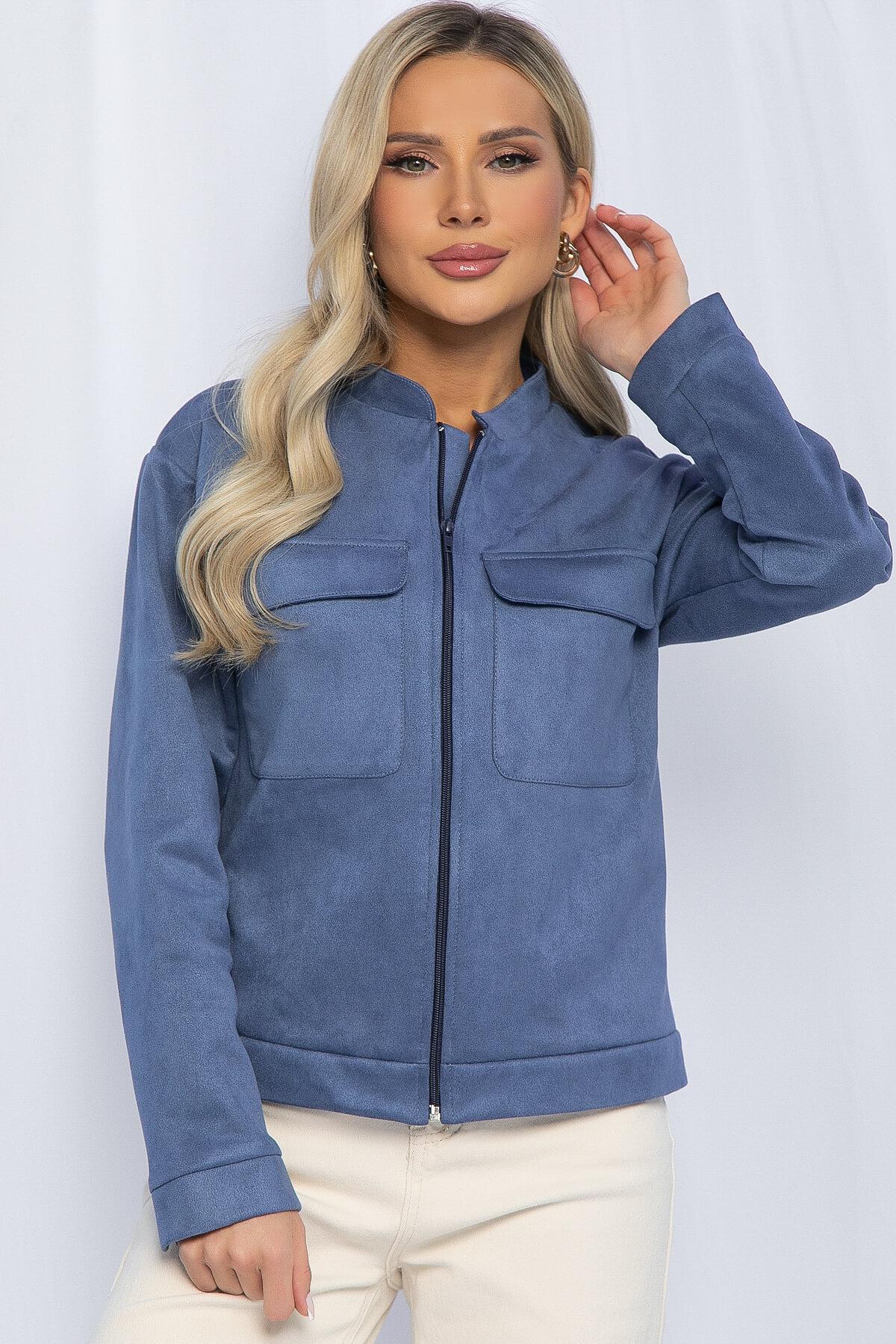 Бомбер Александра (джинс) Б13134-2М