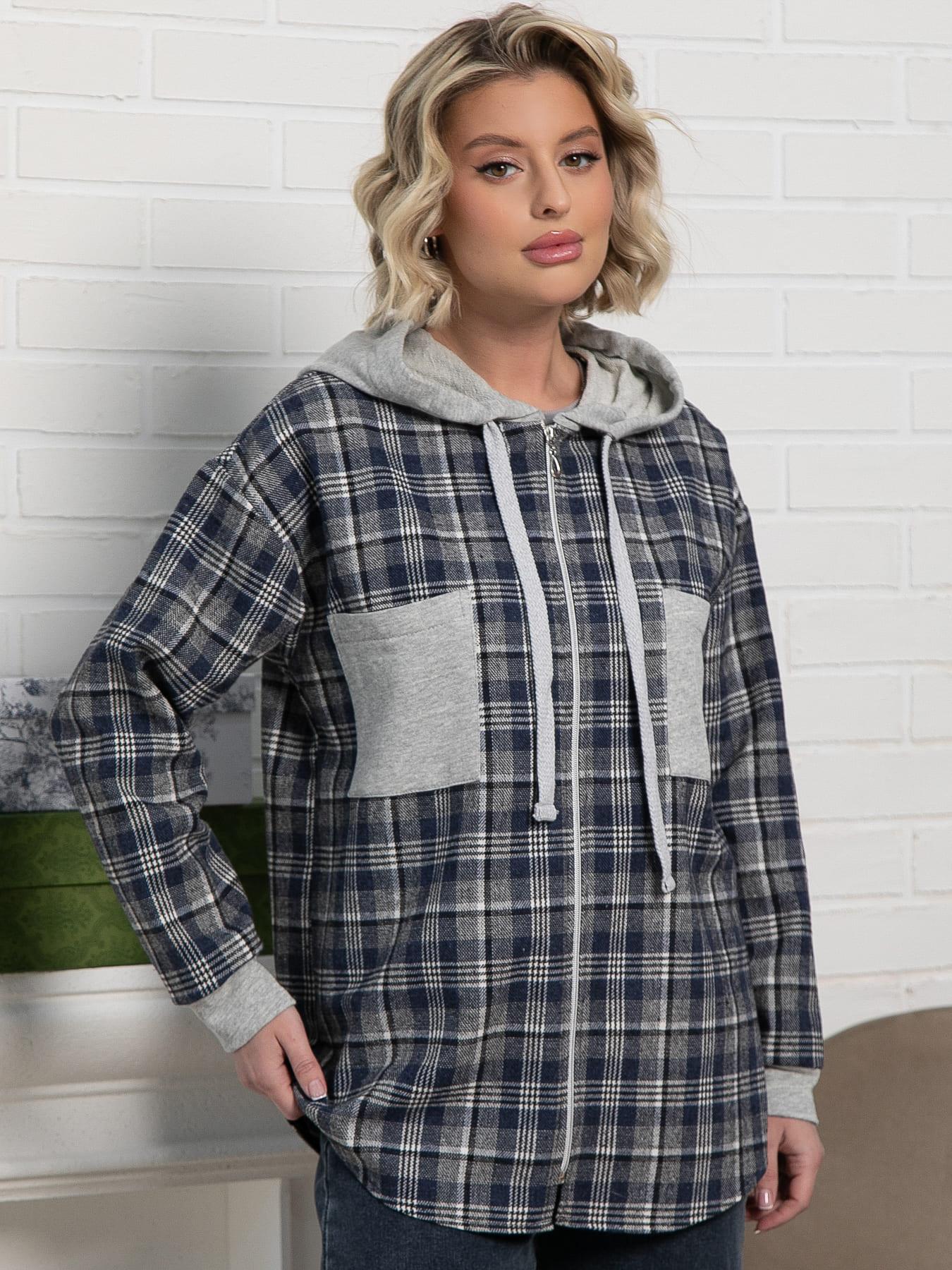 Рубашка Больше чем стиль НЬЮ (синяя) Б15126-50М