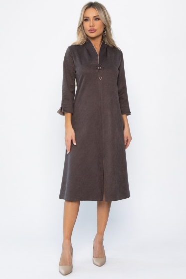 Платье трикотажное Дарьяна НЬЮ (горький шоколад) П14305-18М