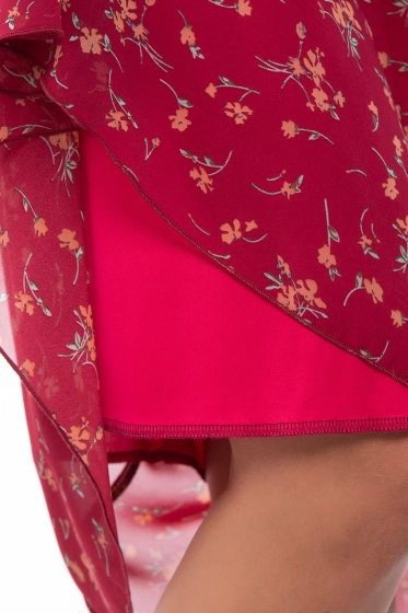 Платье "Волшебная история" (бордо) П7387