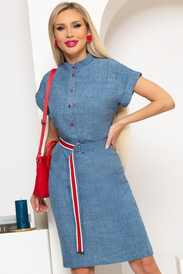 Платье "Бон Вояж" (джинс) П3934