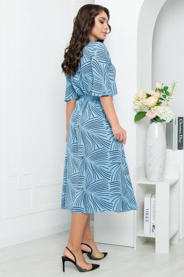 Платье "Натали" (голубое) П5303