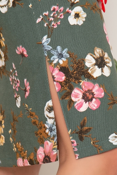 Платье "Эдельвейс" (цветы) П3165