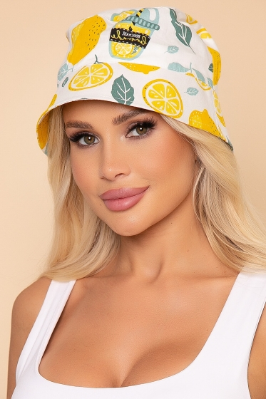 Панама (лимончики, белая) ПН5