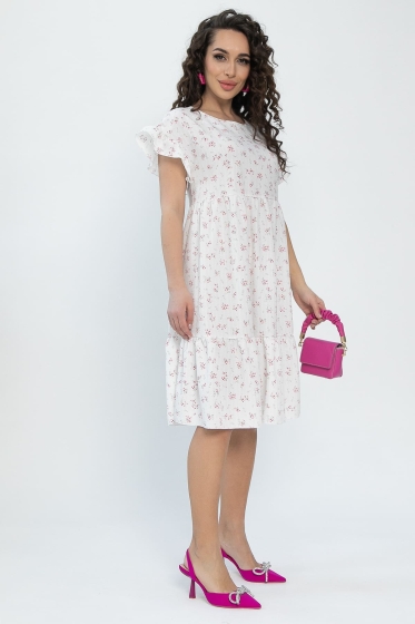 Платье Лапушка (белое) П13537-18М