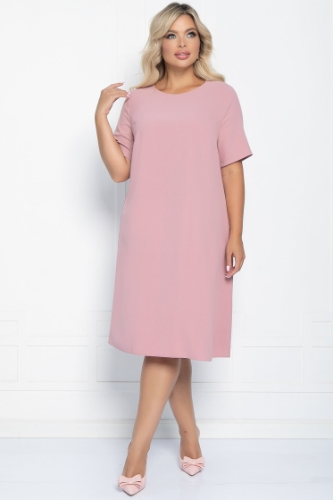 Платье Ронда (пыльная роза) П11107