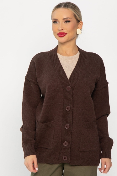 Кардиган Абелия (шоколад) Б14234-20М