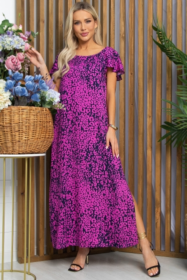 Платье Вечер свиданий (сине-малиновое) П13319-16М