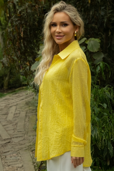 Рубашка Воздушное настроение (желтая) Б13487-7М