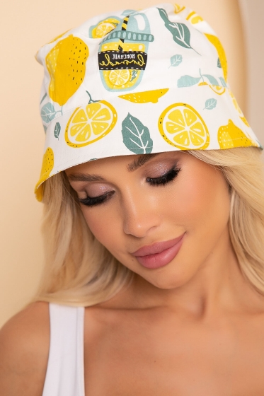 Панама (лимончики, белая) ПН5