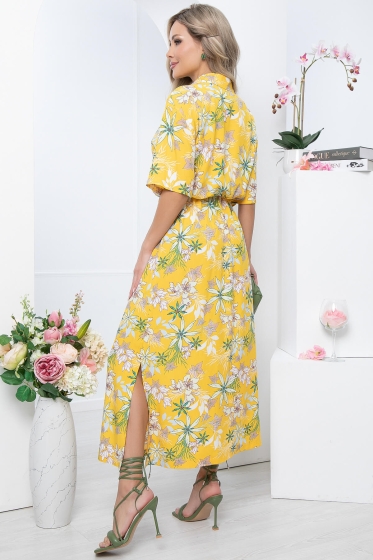 Платье "Имани" (желтое) П5687