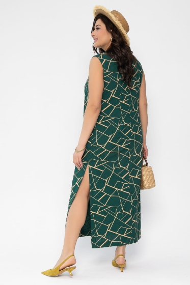 Платье Дария (изумруд) П13481-1М