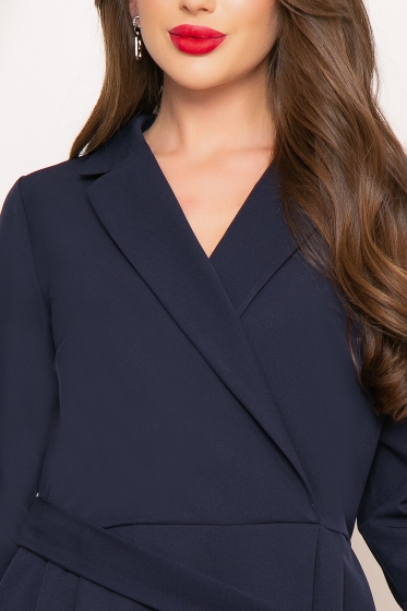 Платье "Эльвина" (темно-синее) П4223