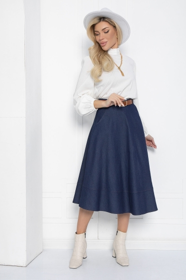 Юбка Уверенная грация (джинс) Ю12335-2