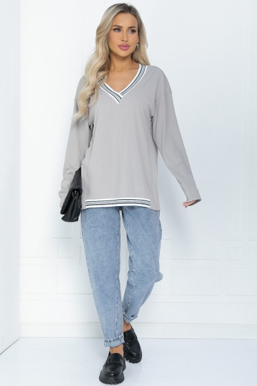 Джемпер Камилла (серо-бежевые) Б11861