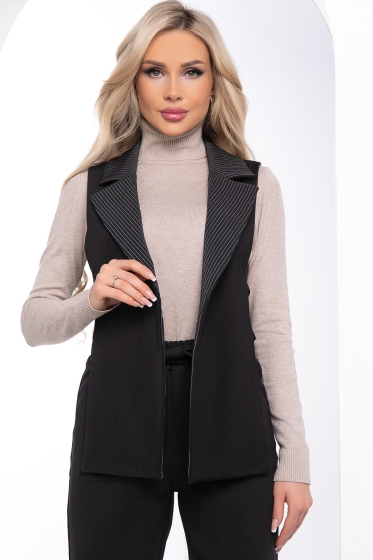 Жилет "Эффектное появление" (полоска/блэк) Б8197