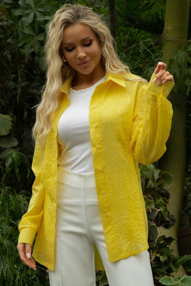 Рубашка Воздушное настроение (желтая) Б13487-7М