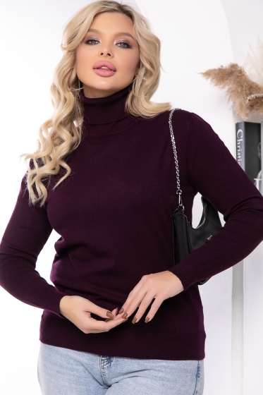 Водолазка Зимняя история (слива) Б14532-20М