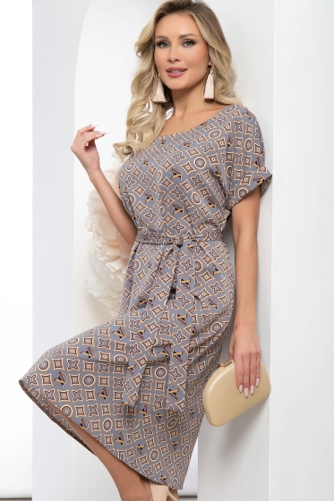 Платье "Бренди" (грей) П5542