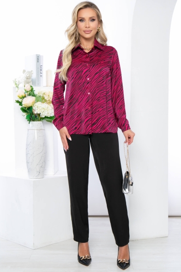 Блуза "Рейна" (фуксия) Б5371
