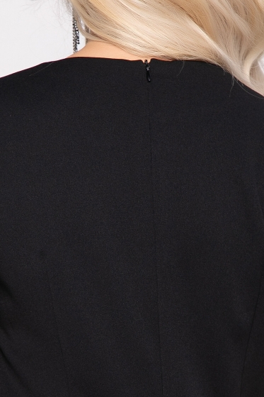 Платье "Паола" (беж/блэк) П7772