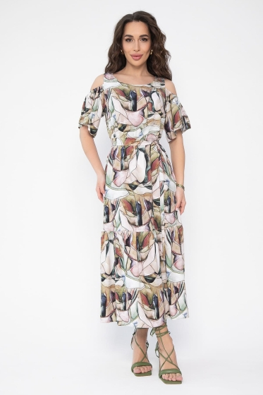 Платье Марианна (бежевое) П13594-5М